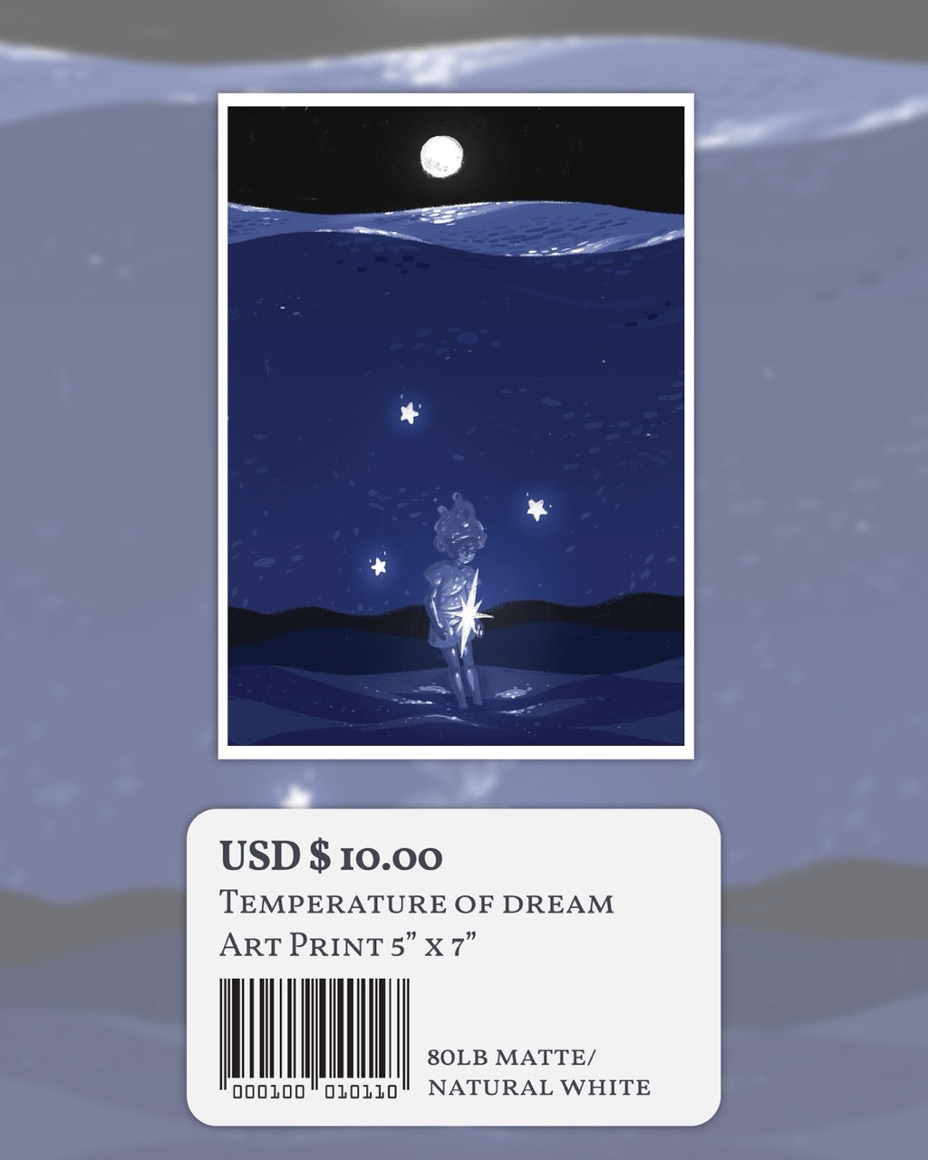 "Temperature of Dream" - 5x7 Art Print