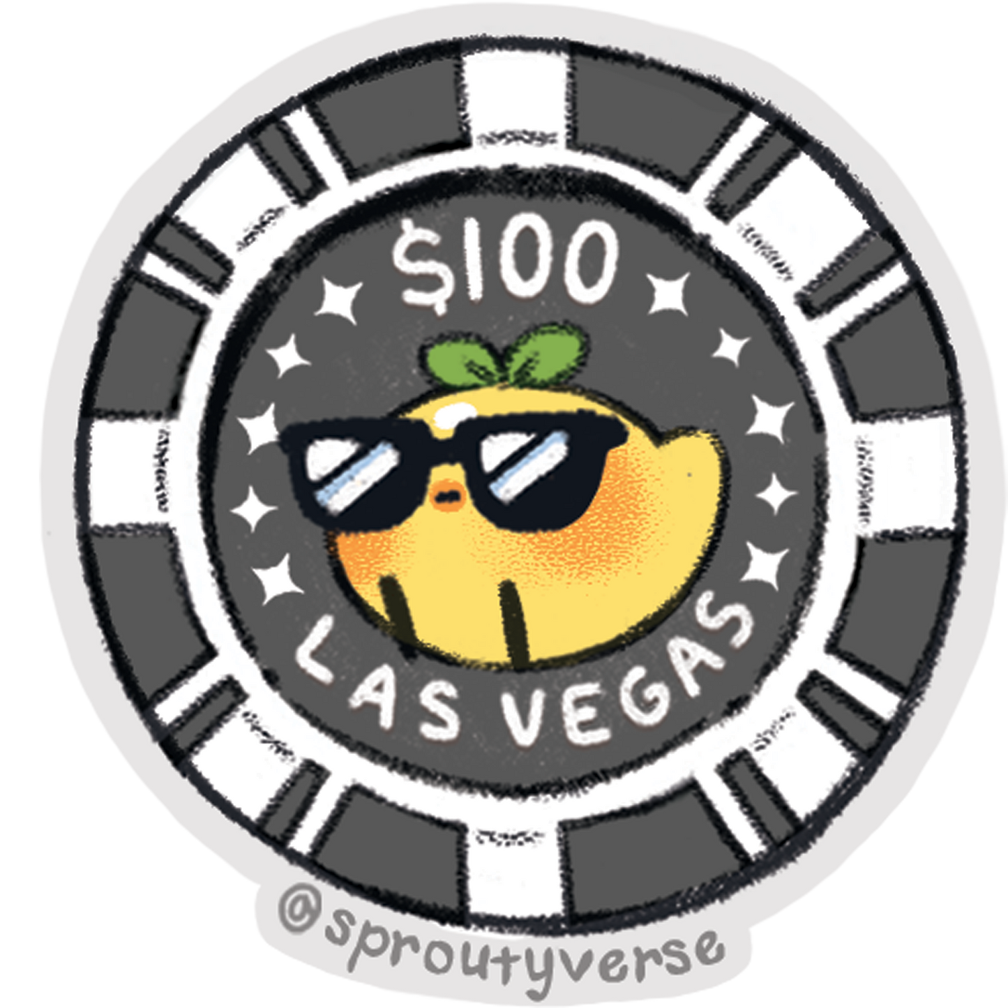 Mango in Las Vegas Stickers