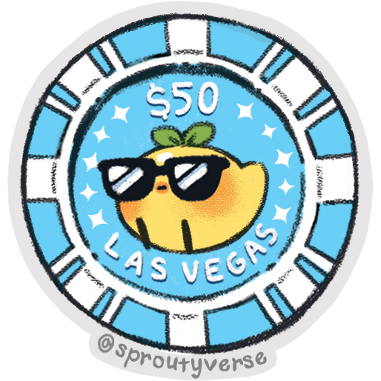 Mango in Las Vegas Stickers