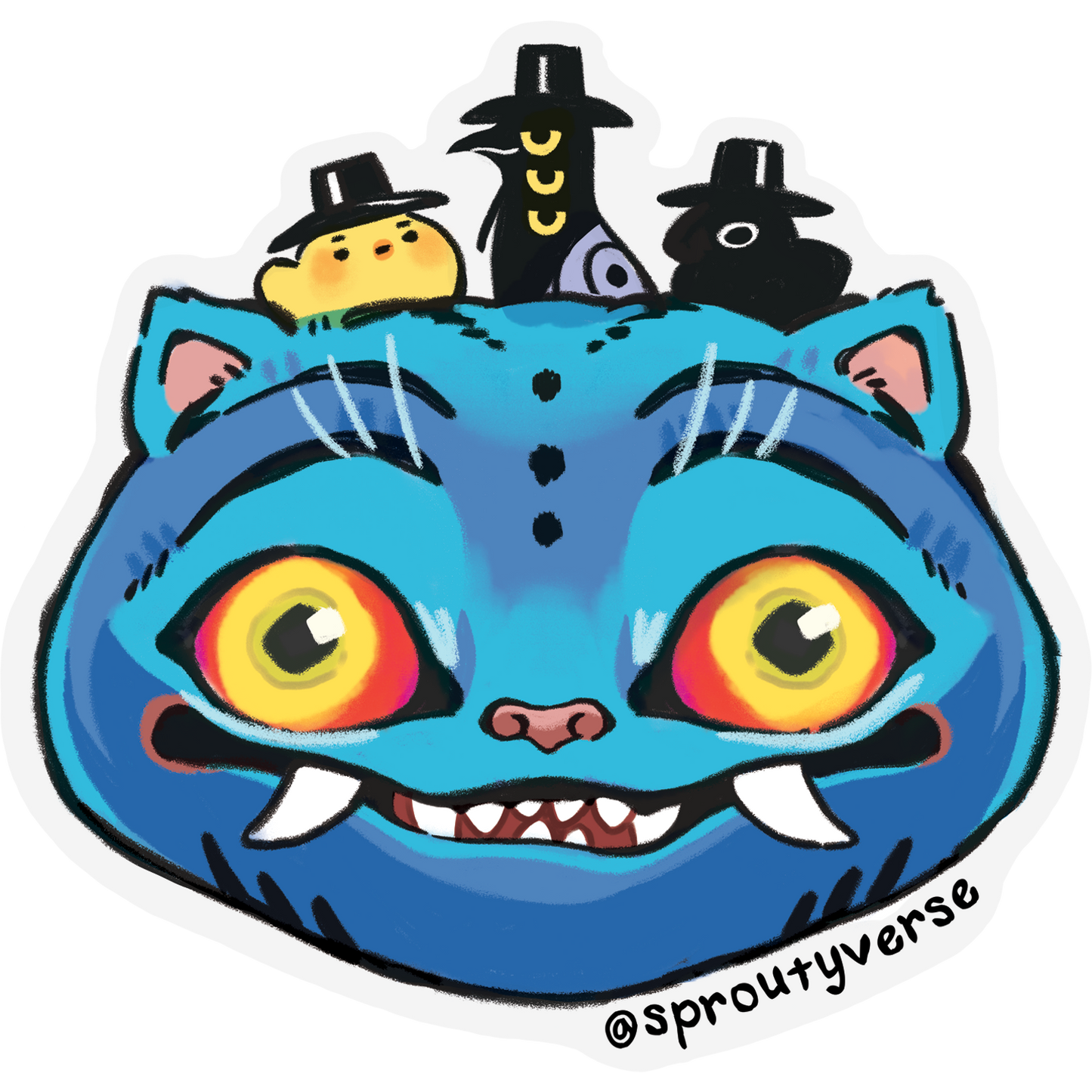 Silly Friends Sticker