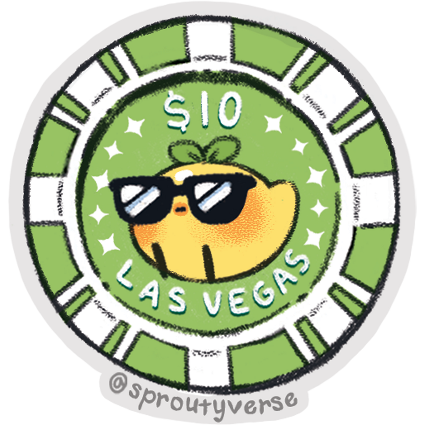 Mango in Las Vegas Stickers