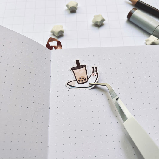 Boba Snail Sticker Sheet