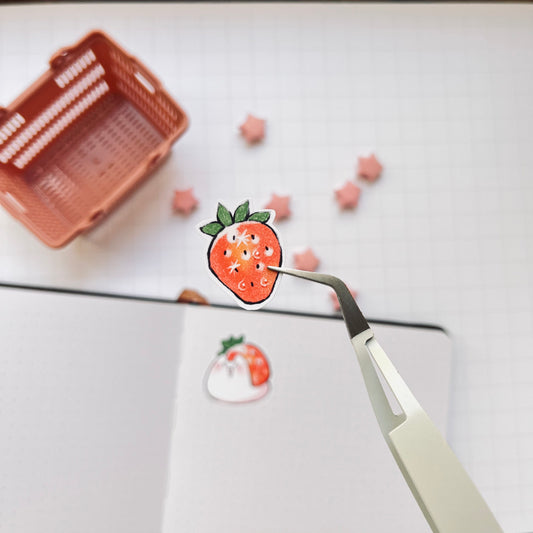 Strawberry Snail Sticker Sheet