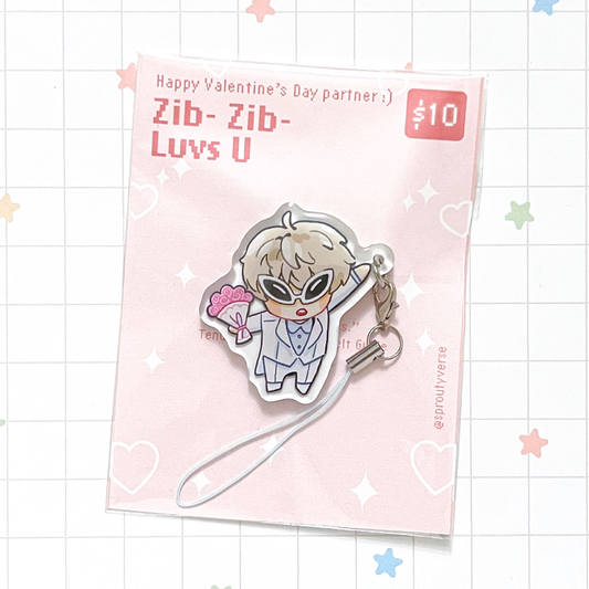 LADS Valentine's Day Acrylic Phone Charms