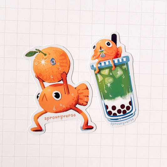 Le Poisson Steve Stickers