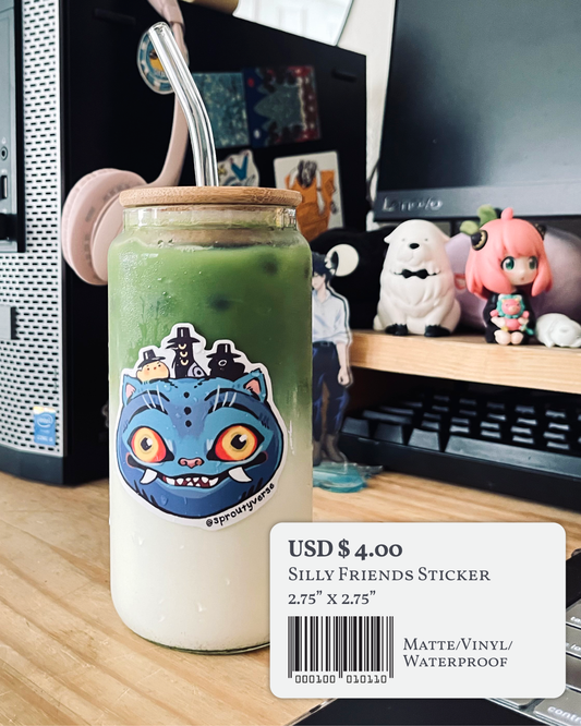 Silly Friends Sticker