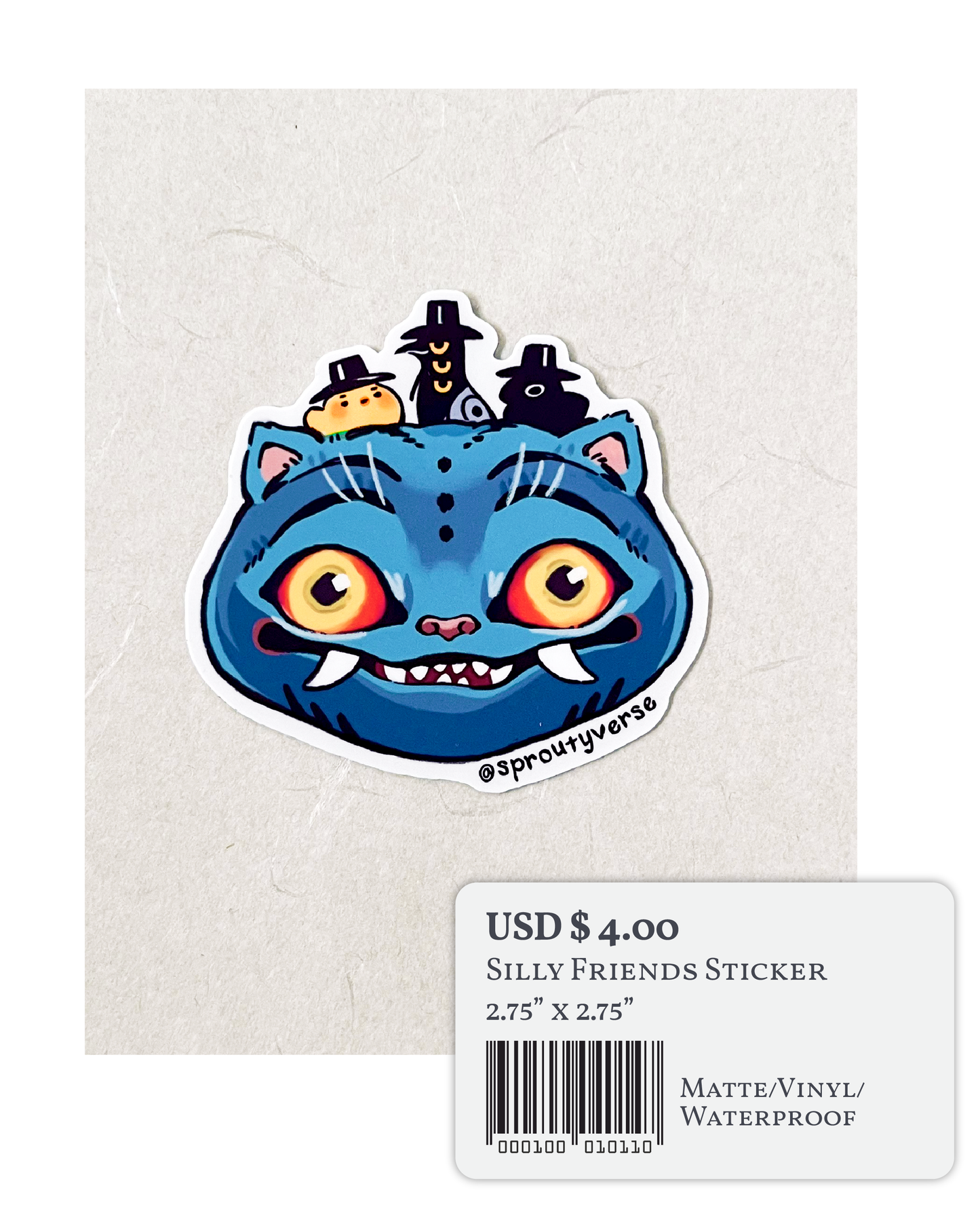 Silly Friends Sticker