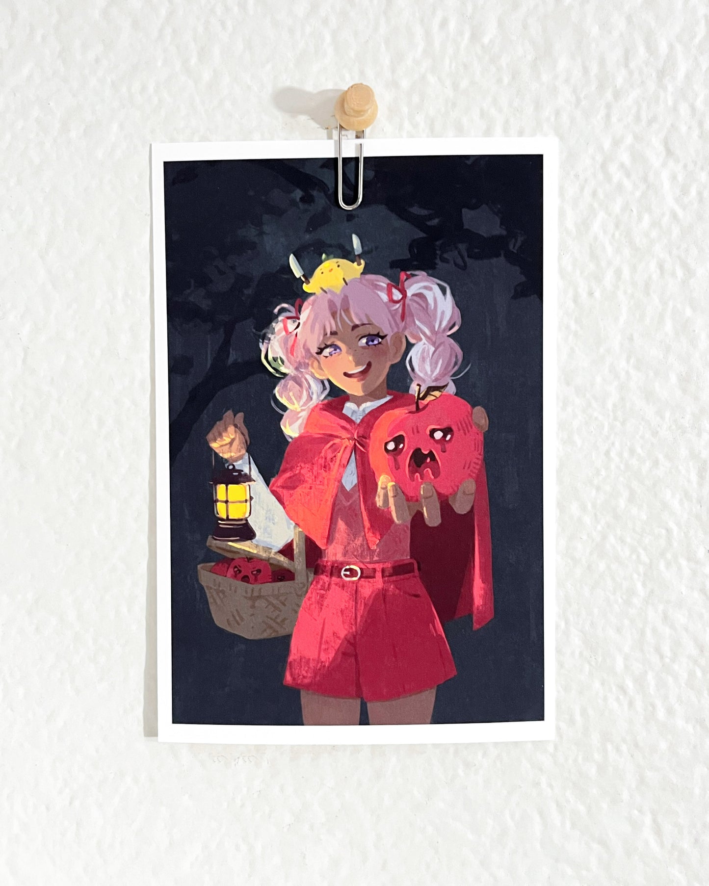 "Happy Halloween from..." - 4x6 Art Print