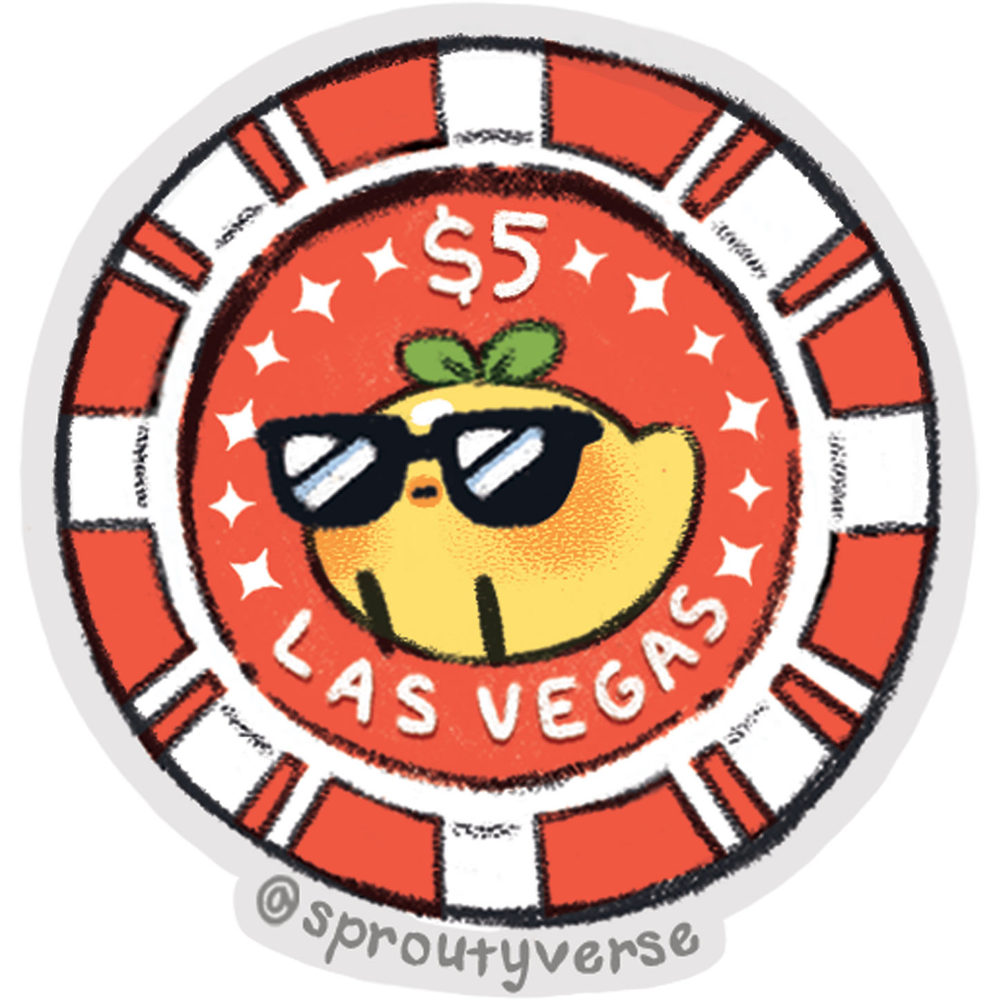 Mango in Las Vegas Stickers