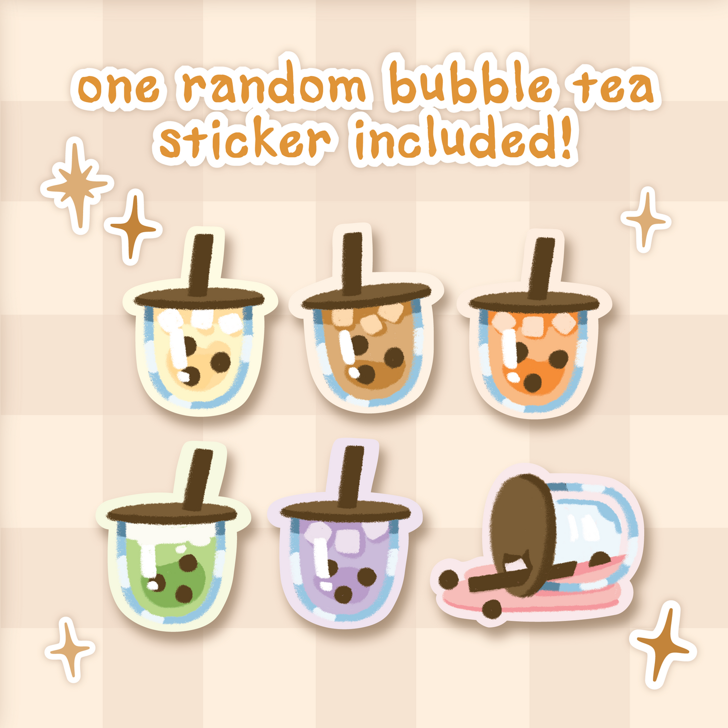 Mango: bubble tea love stickers🐥🥭🧋✨