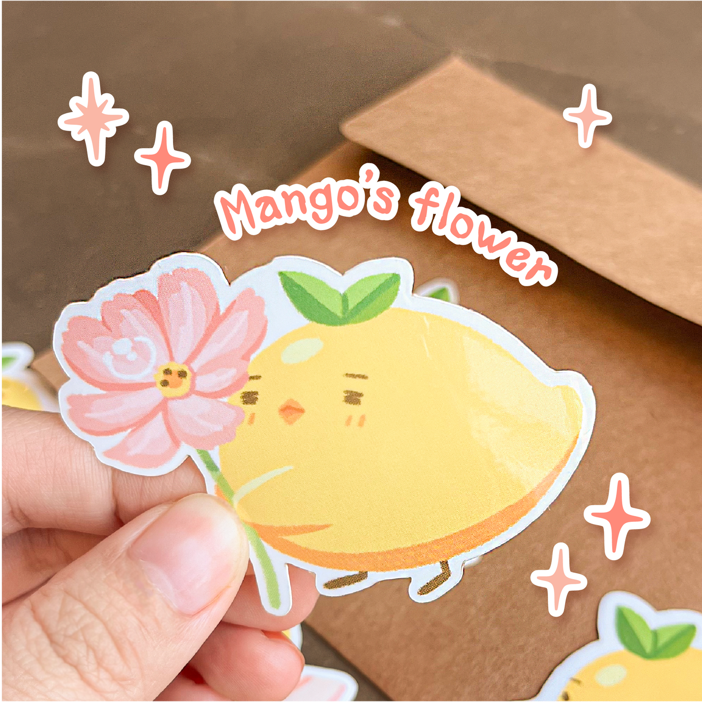 mango's favorite things stickers🐥🥭✨