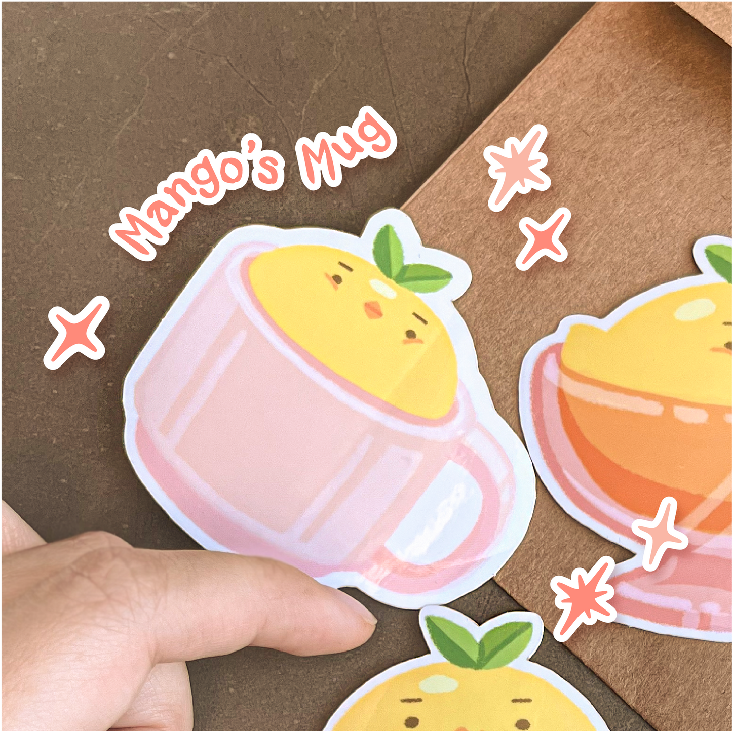 mango's favorite things stickers🐥🥭✨