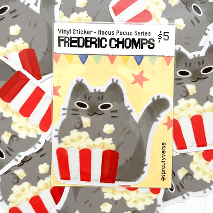 Hocus Pocus Kitty Circus Vinyl Stickers