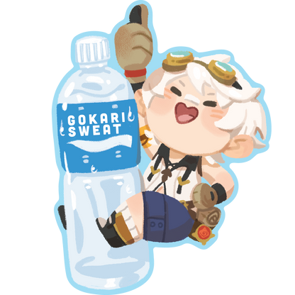 Genshin Summer Vinyl Stickers