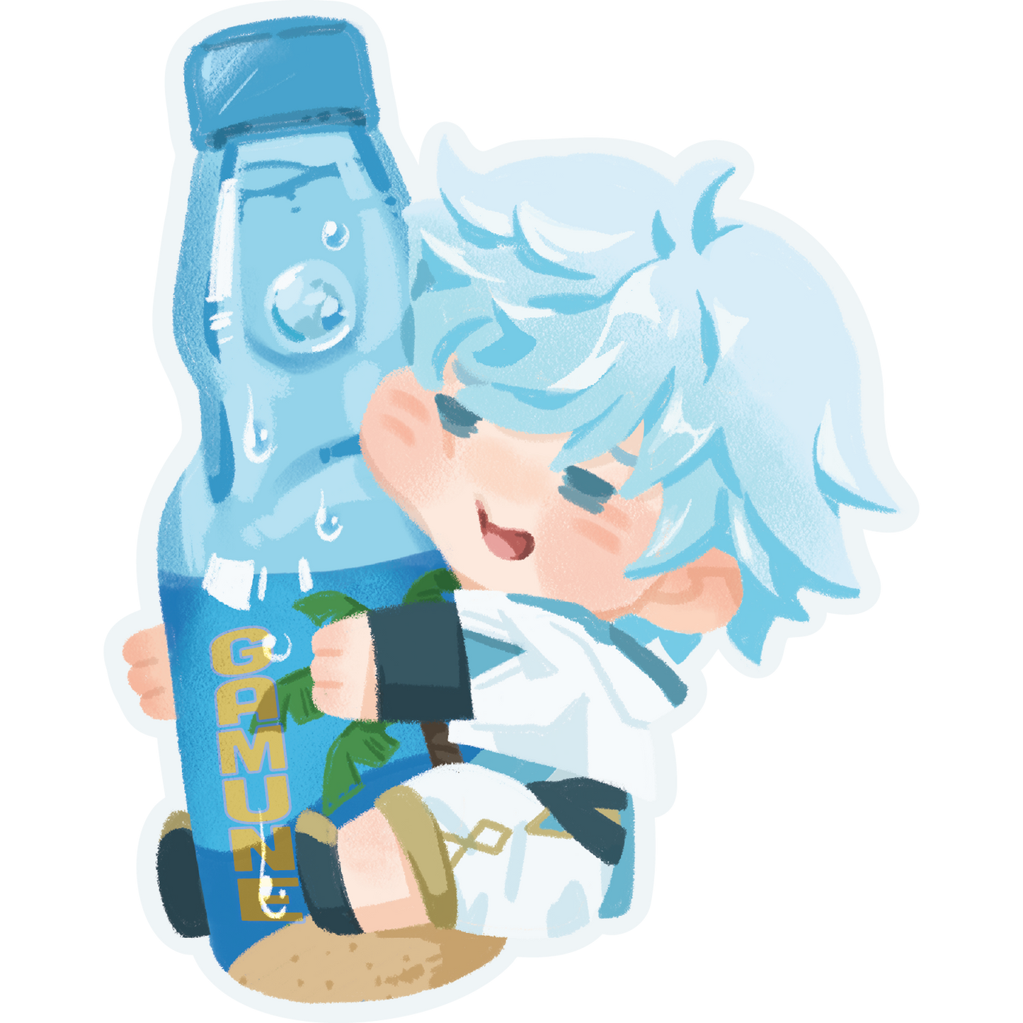 Genshin Summer Vinyl Stickers