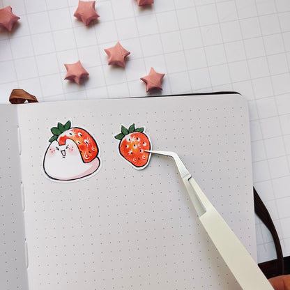 Strawberry Snail Sticker Sheet
