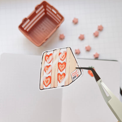 Strawberry Snail Sticker Sheet