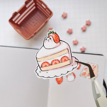 Strawberry Snail Sticker Sheet