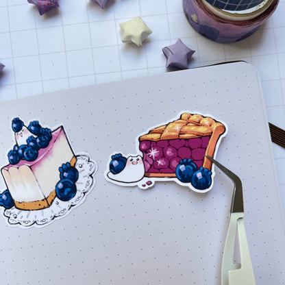 Blueberry Snail Sticker Sheet