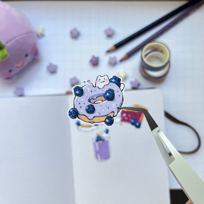 Blueberry Snail Sticker Sheet