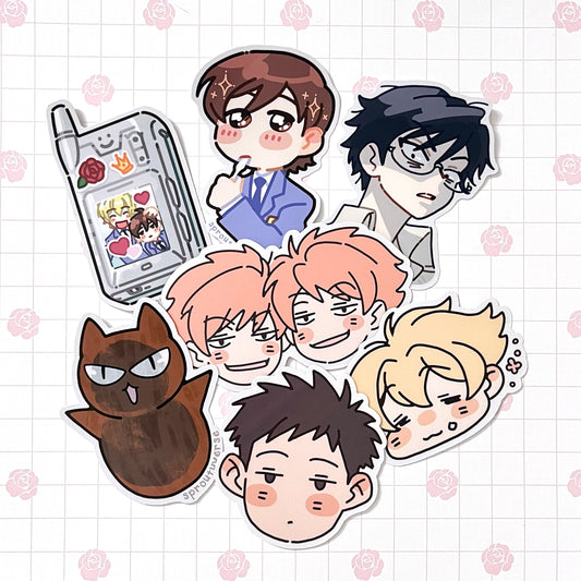 Ouran High School Host Club Vinyl Stickers