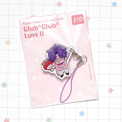 LADS Valentine's Day Acrylic Phone Charms