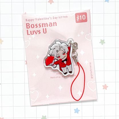 LADS Valentine's Day Acrylic Phone Charms