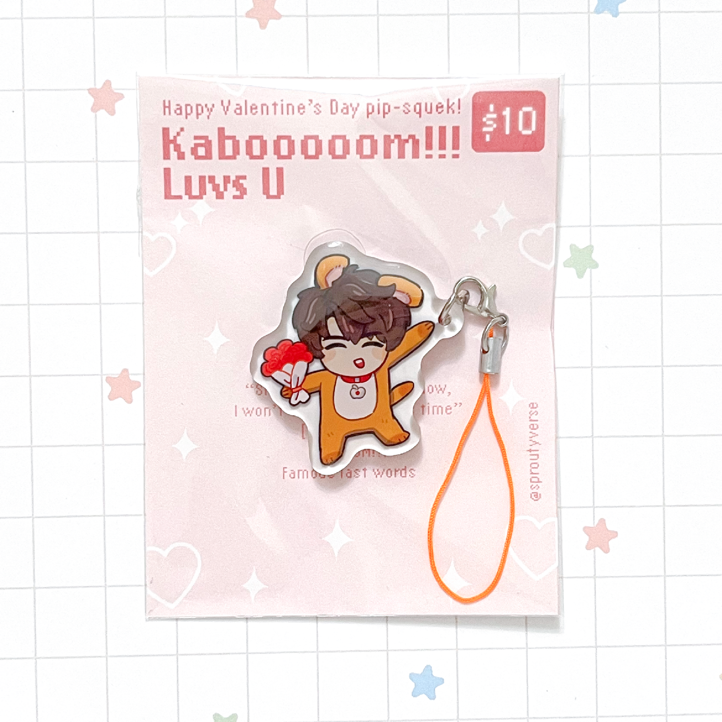 LADS Valentine's Day Acrylic Phone Charms
