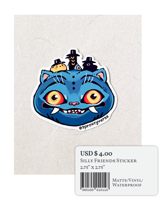 Silly Friends Sticker