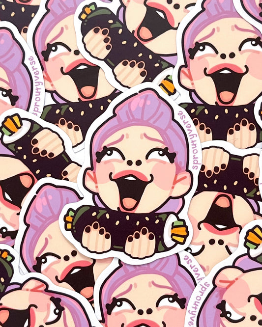 Huntrix + Bobby Vinyl Stickers