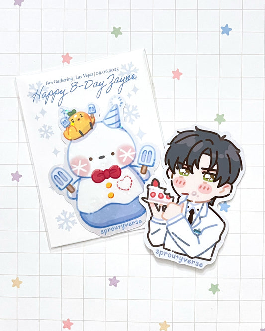 Doctor Zayne Vinyl Sticker Set