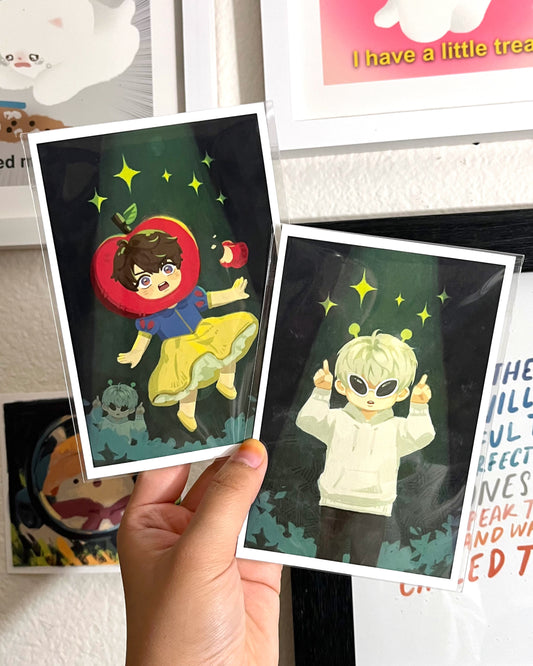 "LADS Halloween" - 4x6 Art Print