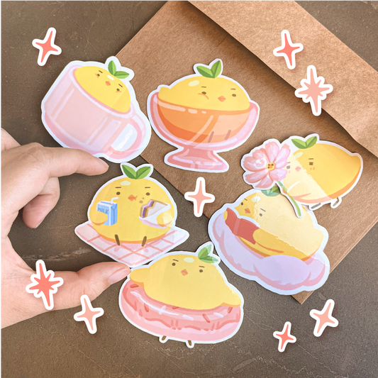 mango's favorite things stickers🐥🥭✨